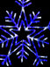 LED Acrylic Snowflake Flashing 65cm