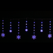 LED Snowflake Dual-Size Curtain 2 Asstd