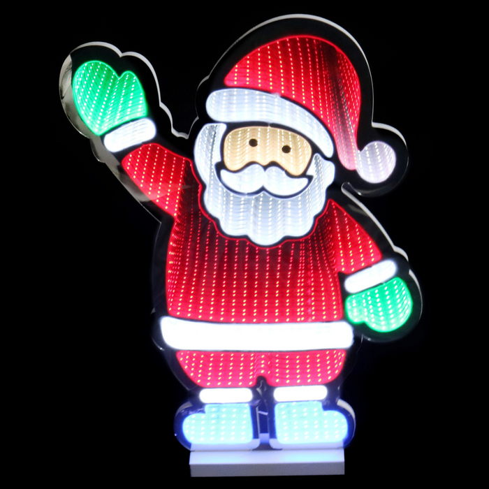 LED Infinity Santa Light 74cm