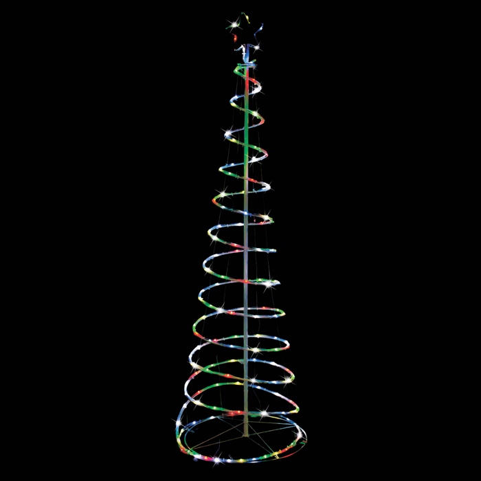 RGB Lightshow Spiral Tree 180cm