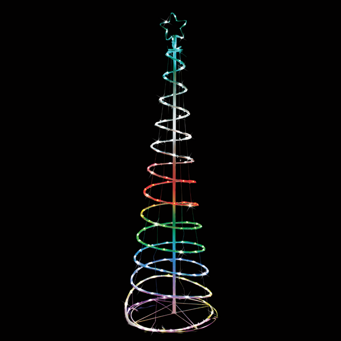 RGB Lightshow Spiral Tree 180cm