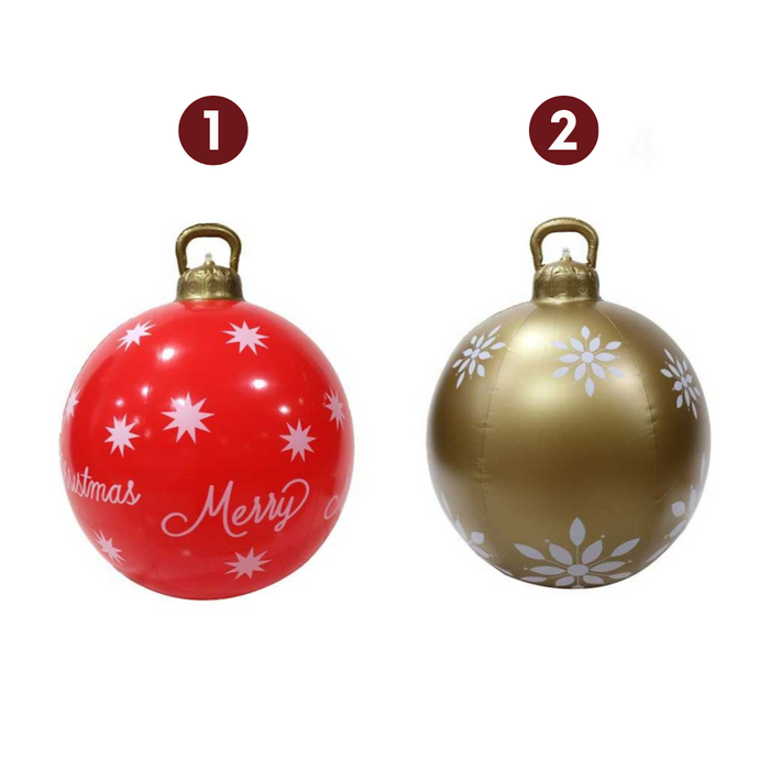 Inflatable Bauble 60Cm W/Pump Uv Stable