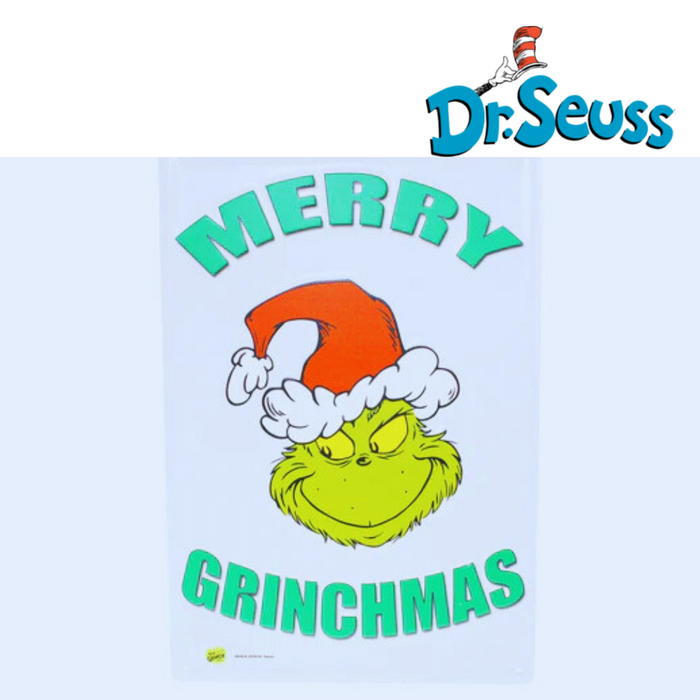 Dr. Seuss Metal Merry Grinchmas 35X24cm