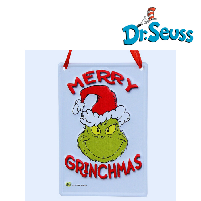 Dr. Seuss Small Metal Merry Grinch 15X10Cm