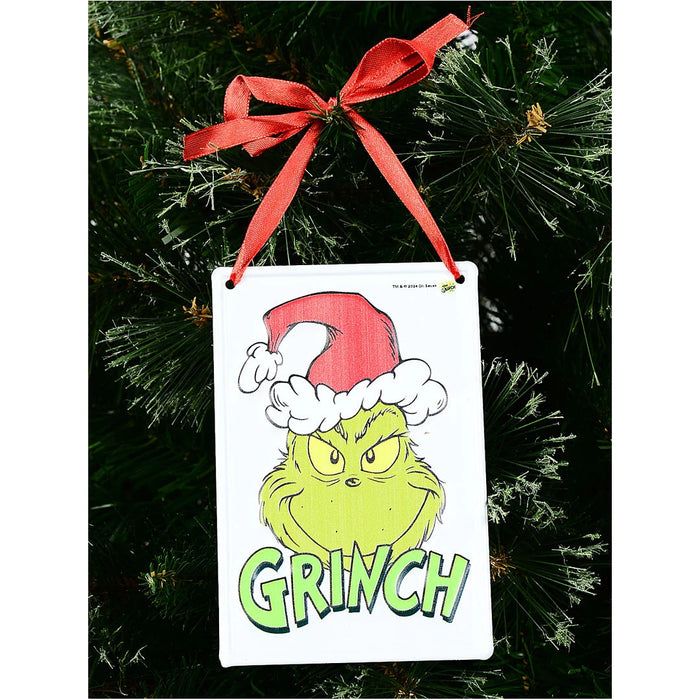 Dr. Seuss Small Metal Grinch Head 15X10Cm