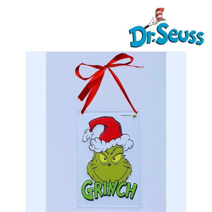 Dr. Seuss Small Metal Grinch Head 15X10Cm