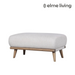 Ronis Xander Ottoman Almond 93x57x44cm