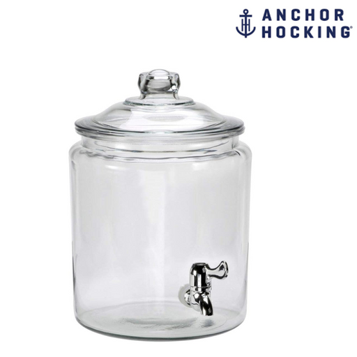 Anchor Hocking Heritage Hill Dispenser w/Spigot - 7.5L