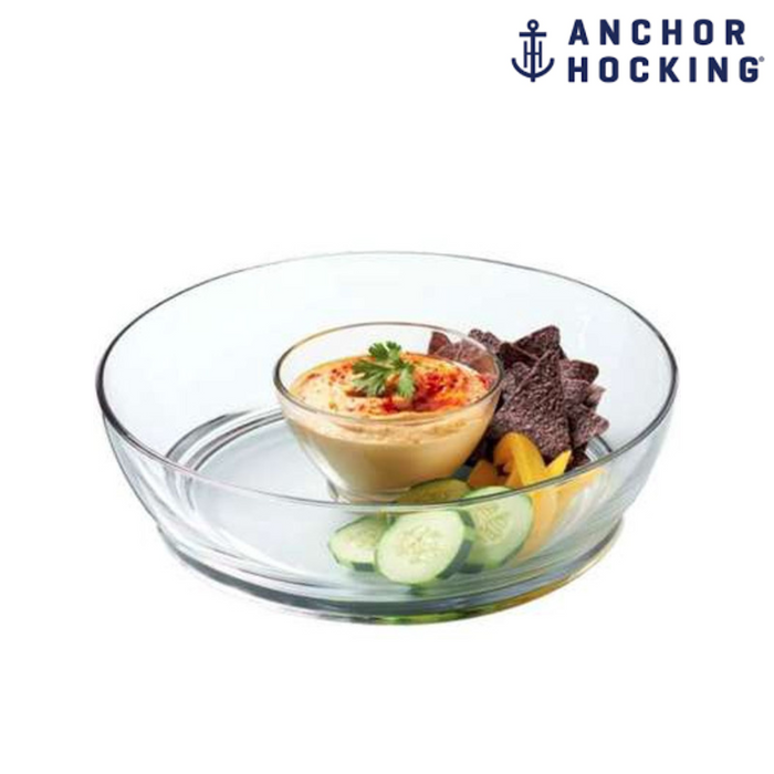 Anchor Hocking Whitman Chip and Dip Set