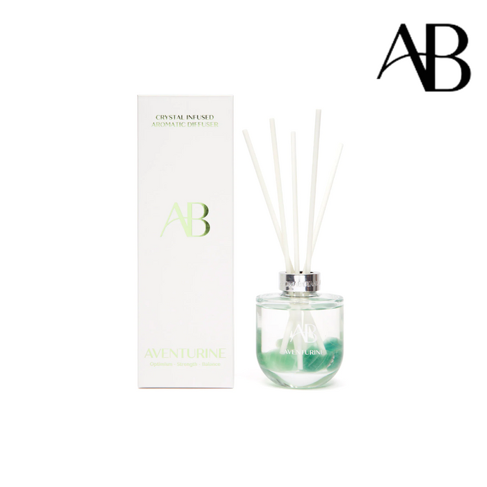 Aromabotanical Crystal Infused Diffuser 200ml - Aventurine