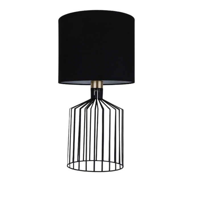 Ronis Ashley Table Lamp 30x57cm Black