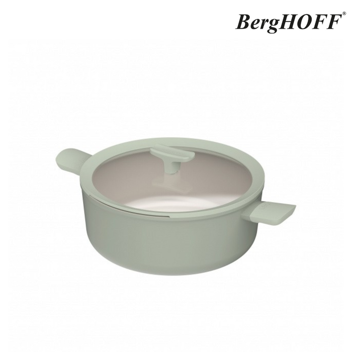 Berghoff Covered Stockpot Balance Sage 28cm 6.2L