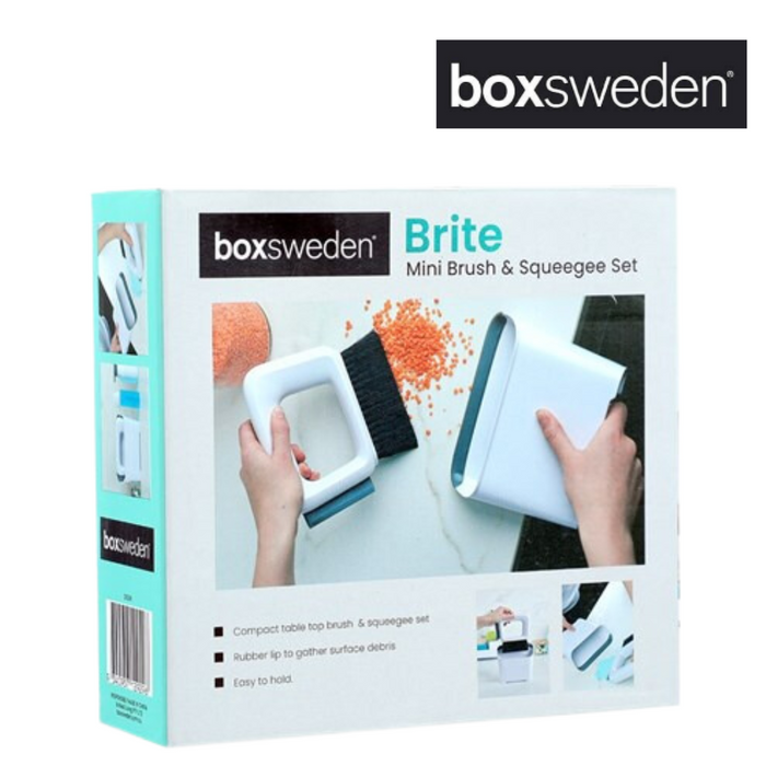 BOXSWEDEN BRITE MINI BRUSH & SQUEEGEE SET