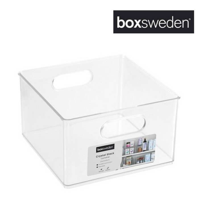 Boxsweden Crystal Stack Stack Container 25X25X15Cm