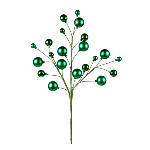 Christmas Bauble Pick- Green 46cm