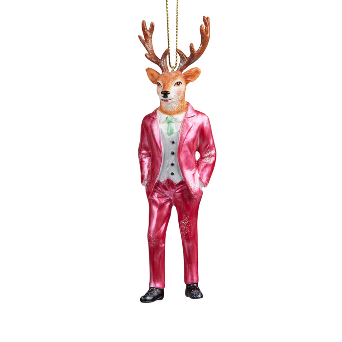 Christmas Decoration- Mr. Reindeer 13cm