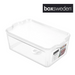 CRYSTAL RENO STORAGE BOX CLEARLID MED 37.5X27X13.5CM