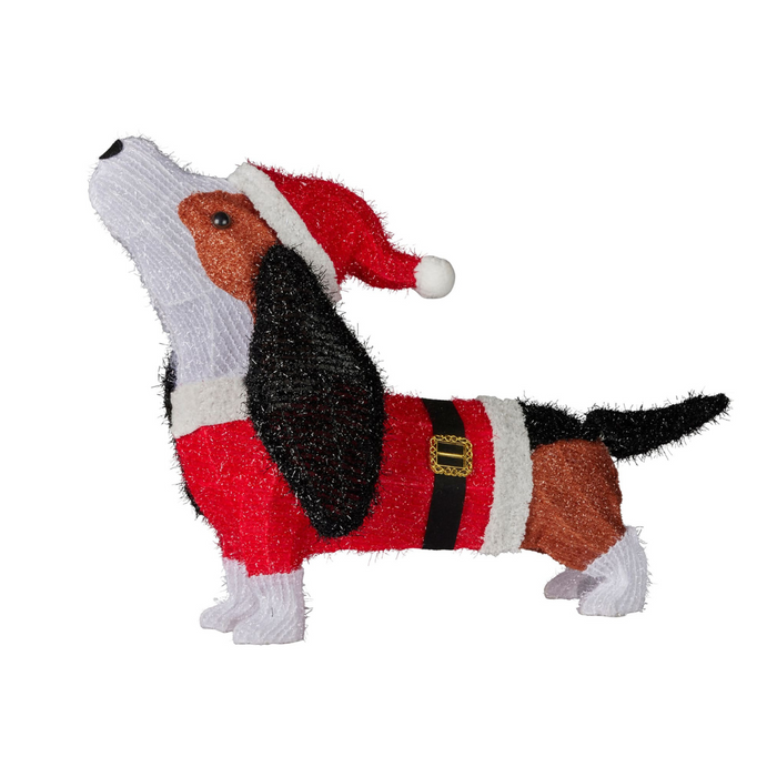 Dachshund Christmas Dog with Lights- Indoor/Outdoor 67cmL