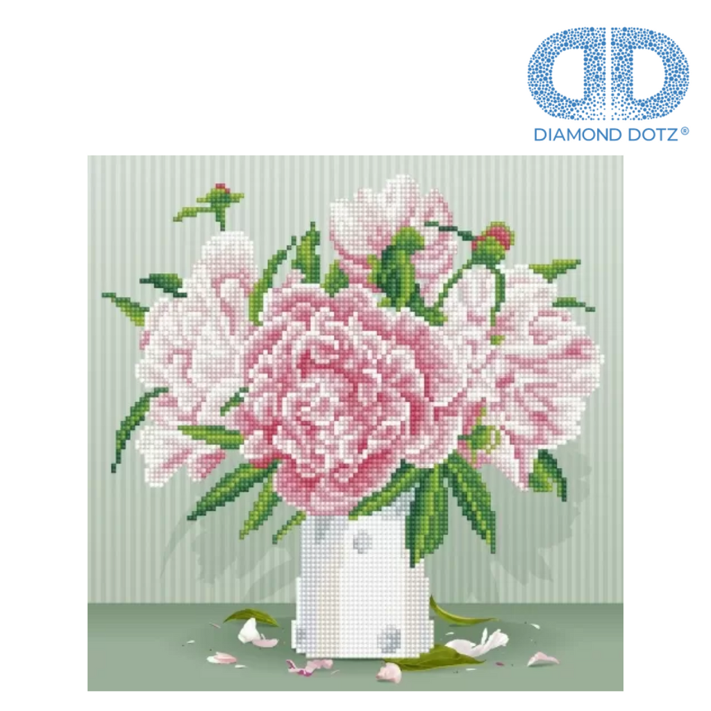 DIAMOND DOTZ DIAMOND ART - ENGLISH ROSES 32 x 32cm