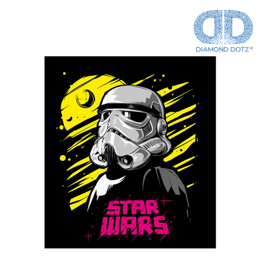 Diamond Dotz - Stormtrooper Starwars Dotzbox 28x28cm - Diamond Art