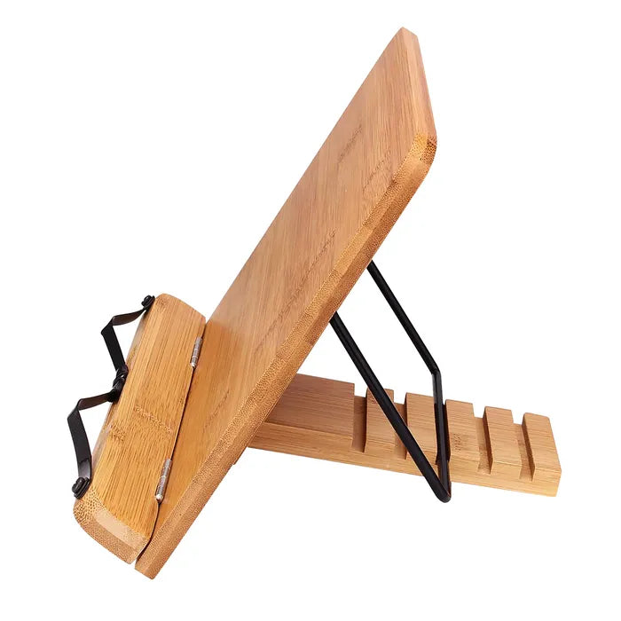 Clevinger Bamboo Adjustable Reading And Tablet Stand