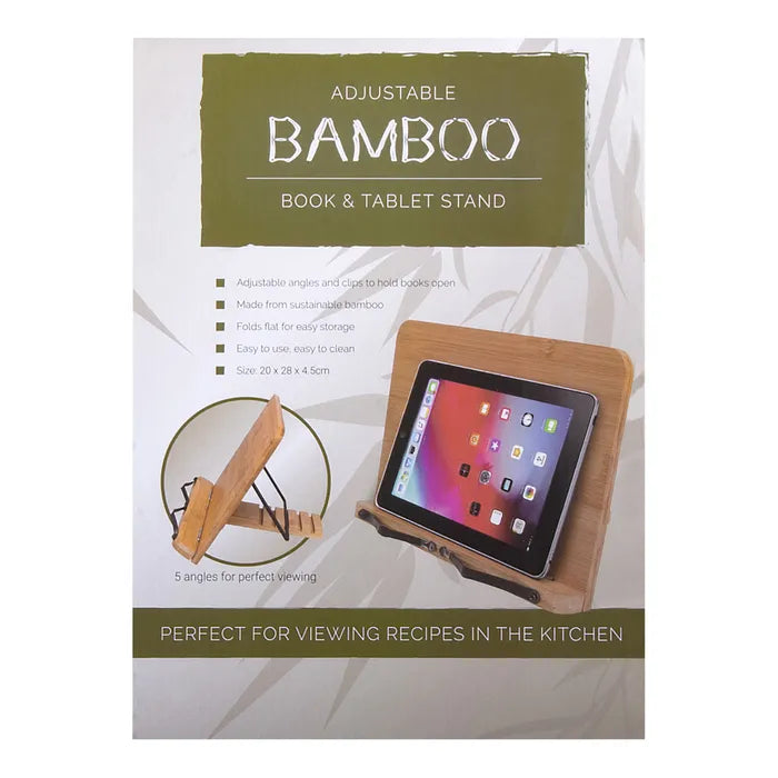 Clevinger Bamboo Adjustable Reading And Tablet Stand