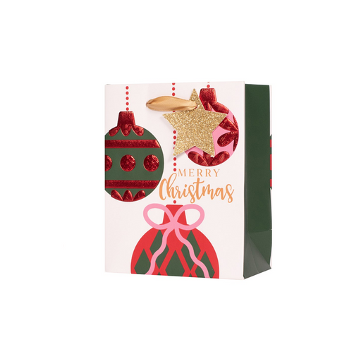 Gift Bag Christmas Bauble Small 11.1X13.7X6.2Cm