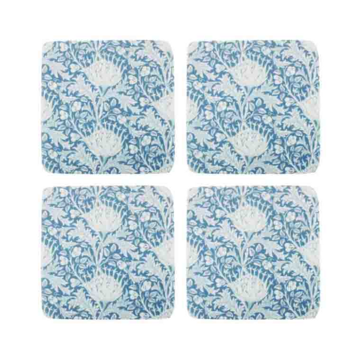 In Blue Time Resin Coaster 10x10 Set 4