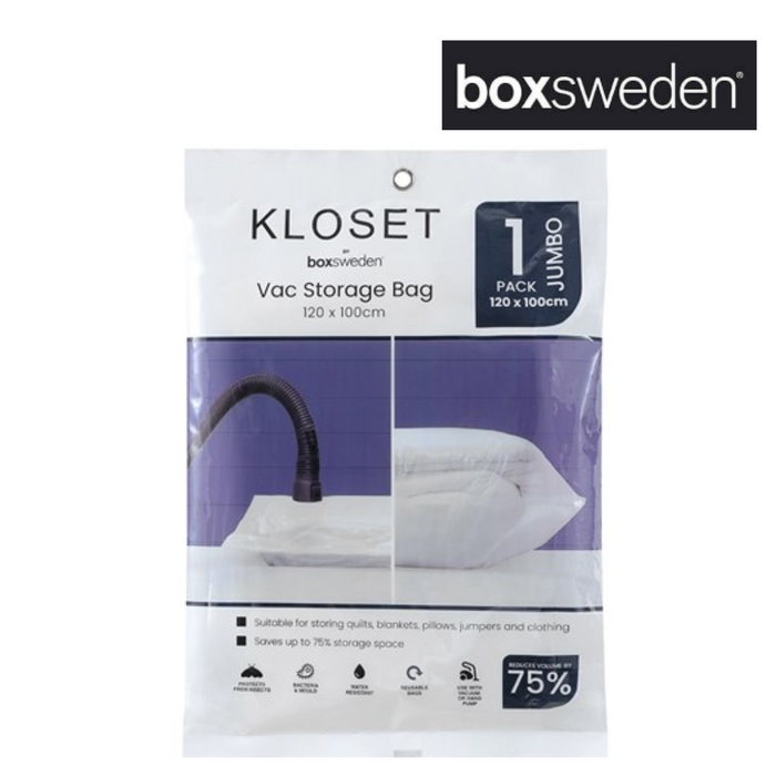 KLOSET VAC STORAGE BAGJUMBO 120X100CM