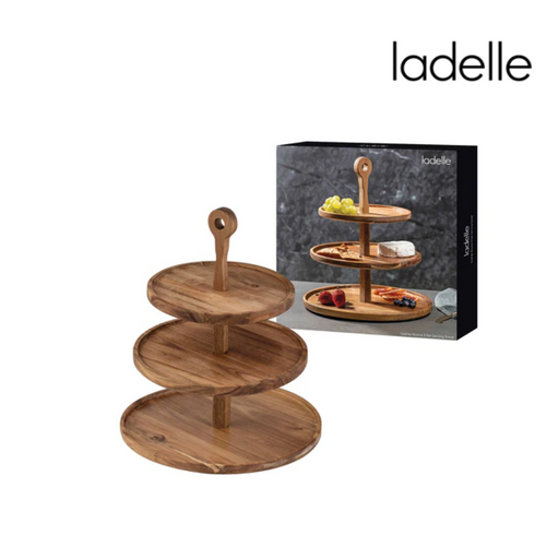 Gather Round Acacia 3 Tier Serving Tower Ladelle