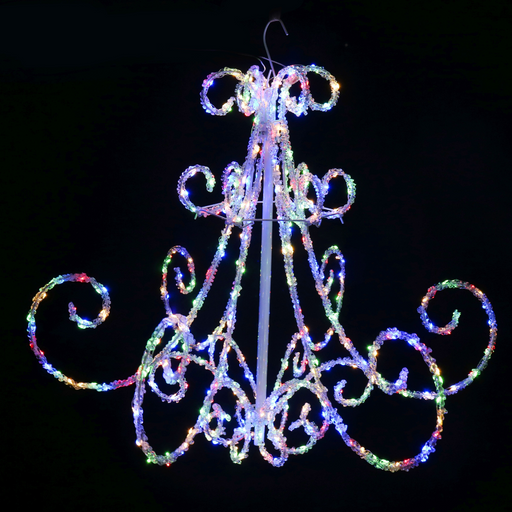 LED Acrylic Chandelier Flashing Multi Colour