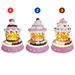 LED Frosted Gingerbread Cupcake Rotating USB 3 Asstd