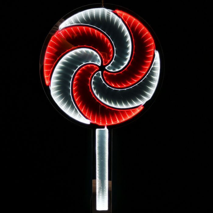 LED Infinity Lollipop Light 34x59cm