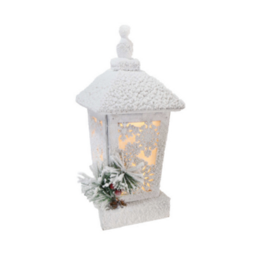 Led Snowy Table Lantern 34X16X16Cm Ronis