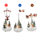 Light Up Forest Aerial Santa Scene Battery Operated 3 Asstd