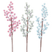 Mint Pale Blue Pale Pink Berry Stem 63cm 3 Asstd 