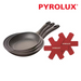 Pyrolux 3 Piece Fry Pan Set