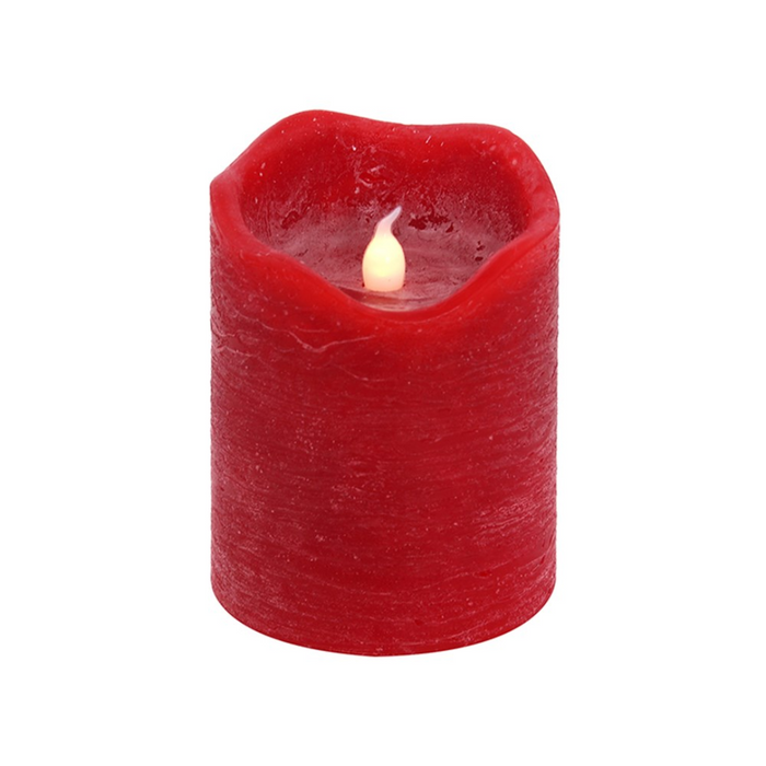 Red Flameless Led Candle Battery Operated 7.5x10CM 