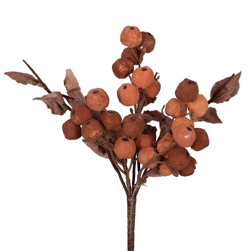 Rustic Copper Berry Bunch 25cm