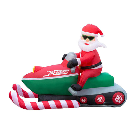 Inflatable Santa and Jet Ski 365cm Indoor/Outdoor Low Voltage