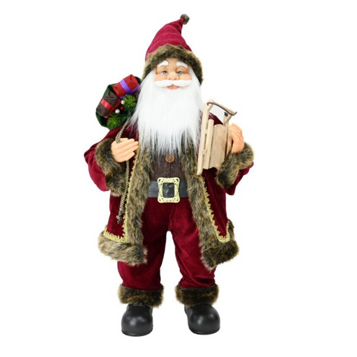 Santa Figurine 80Cm Vintage Lapland