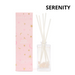 Serenity Diffuser Crystal Glass 130ml - Love Rose Quartz