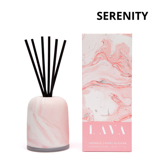 Serenity Lava Marble Dome Diffuser 150ml - Japanese Cherry Blossom