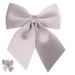 Silver Velvet Bow 24x29cm