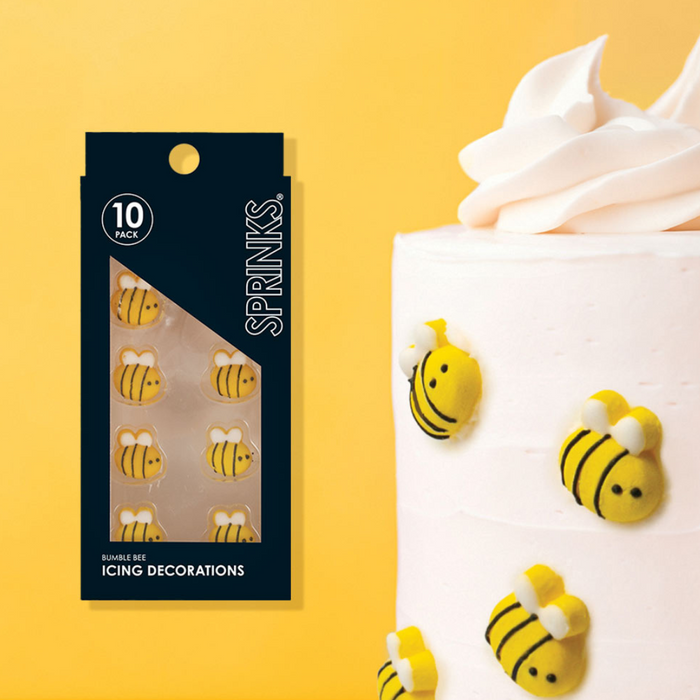 Sprinks Icing Decorations - Bumble Bee 10 Pieces