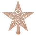 Star Tree Topper 20Cm Pale Pink & Champagne Glitter