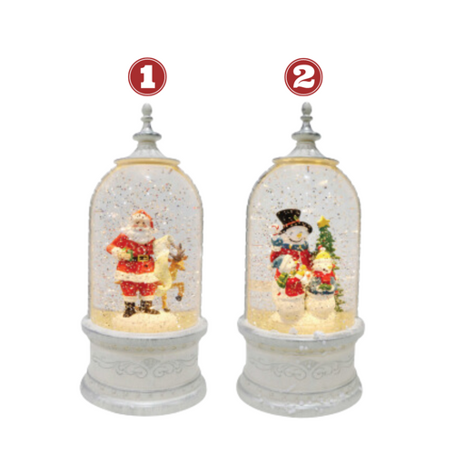 Swirl Musical Cloche Rotating Santa Usb Ronis