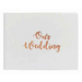 Wedding Guest Book Our Wedding 9X7 Rose Gold / White