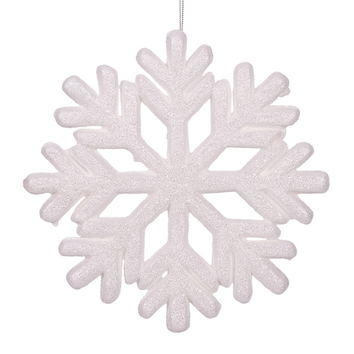 White Polyfoam Snowflake 24cm