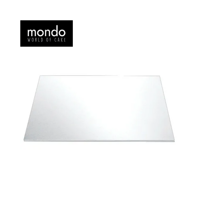 MONDO Cake Board Square - White 8in 1pc 20cm